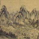 수묵채색화 | 금강산표훈사도 [ 金剛山表訓寺圖 ] - 최북