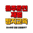 음주운전 재범방지교육 , 벌금과 면허취소 피하는 방법이 있을까? 이미지