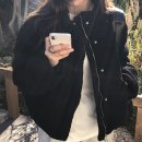 버베인 빅벤알파카트위드덕다운숏패딩 이미지