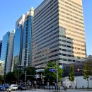 선릉역 사거리 테헤란로 스카이라인 이미지