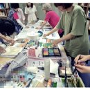 감성오일파스텔화 이미지