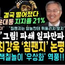 막강 최강욱도 '침팬지' 대반격.. 마침내 떨어졌다, 윤석열 긍정 21% 얼마 안남았다 (윤석열의 '똥이야' 역대급 풍자 그림 등장! 이미지