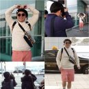 약간 컬쳐 쇼크인 연예인 공항패션 모음 이미지