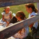 아름다운 인물화 이미지