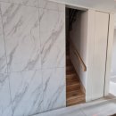 숲속의호수 | 용인 원슬라이딩 중문 시공 후기 : 복층 계단 바람 유입 문제 해결(백운호수 푸르지오 숲속의 아침 2단지)