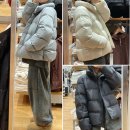 이름소프트 | 유니클로 세일 패딩 여자 파우더소프트다운재킷 사이즈별 착샷후기