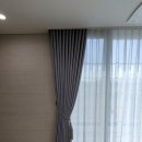 양주 만송동 위드힐테라스 하우스 104동 커튼 콤비블라인드 우드블라인드 이불 시공후기입니다