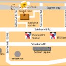 방콕호텔지도- 컨비니언트 파크 방콕호텔/수쿰빗소이 64 위치 지도 이미지