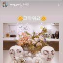 핑클 성유리님 인스타그램 스토리 업데이트❤ - 김재중 꽃선물인증 이미지