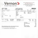 Re: Invoice from Vernon Chrysler Dodge Jeep Ram 이미지