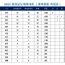 [종 합 결 과] 2023 충청남도민체전 이미지