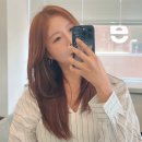 압구정로데오 미용실 더 부띠끄 하우브 도산점, 얼룩없는 여자 긴머리 밝은 갈색 염색 & 레이어드컷 후기