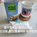 풀무원녹즙 의창가맹점 | 풀무원녹즙 신상품 출시 채소습관 랩샐러드 두부강정 샐러드 배달 후기