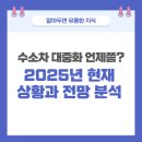 수소차 대중화 언제쯤? 2025년 현재 상황과 전망 분석