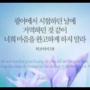 오늘의 '영어성경 사진'(847강) “너희 마음을 완고하게 하지 마라”(히브리서 3장 8절) 이미지