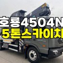 스카이5톤 중고 호룡4504N 파비스 중고 스카이차 가격 이미지