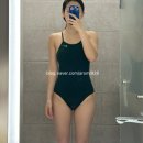 나이키스윔 여성 앤서 솔리드 미들 컷아웃 그린(NESSG001-371) 후기 및 기존 컷아웃 블랙 비교
