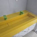 목포부주초등학교 | 목포대리석 초등학교 병설 유치원 화장실 세면대 인조대리석 시공