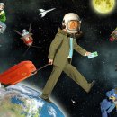 우주여행 이미지