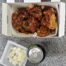 [상봉역] 맘스 빅싸이 양념 순살 치킨 포장 후기 맘스터치 상봉점