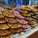 용산 와플샵 WAFFLE SHOP 초코 땅콩 와플 크로플 초간단 후기