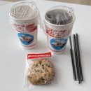 다이스커피 | [파주 야당역 카페] 다이스웍스(DiceWorks) 배달 후기: 술 대신 커피, 젠틀라떼와 르뱅쿠키