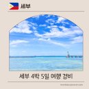 세부 4박5일 여행 경비 항공권, 숙소 전부 포함