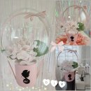 예쁜풍선만들기 | 다이소 조화로 만든 꽃풍선 만들기 DIY 후기