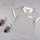 바로배송//NO,225-451/카라배색 마린 잔무늬 피큐 반팔티셔츠/실사 이미지
