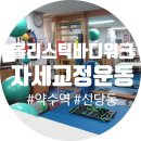 [약수역 자세교정운동] 홀리스틱바디워크_자세교정운동받은 후기