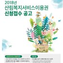 산림복지서비스이용권 신청 받네요 어제부터 접수시작했네요 이미지