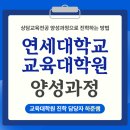 연세대학교(미래) 정경대학원 | 연세대학교 교육대학원 상담교육전공 합격 후기[연세대]