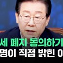 금투세 폐지 이재명 설명 들어봐 얘들아 이미지