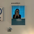 성수카페, 힙한분위기의 뉴앳던 카페에서 옥수수라떼:)