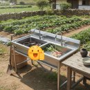 간이환경 | 시골집 마당 야외 간이 싱크대 사각 미니 싱크볼 개수대 설치 후기