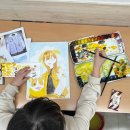 우리 북구를 소개합니다 나만의 지도 일러스트 태블릿 드로잉 | 수원 만화학원 | 초등학생·중학생이 애니톡을 선택하는 이유