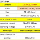 중국 single mode Laser Diode(레이저 다이오드) 1450nm(typ) TO-18(5.6mm) 이미지