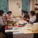 행복한 민화 그리기 이미지