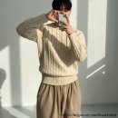 남자 꽈배기 니트, 남자 겨울 코디, 두꺼운 니트, 남자 니트 코디, 마메드로 꽈배기 니트