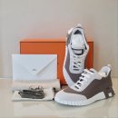 에르메스 바운싱 스니커즈 <b>베이지</b> <b>블랑</b> 42 1/2 라운드청담