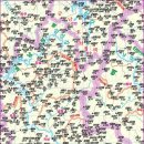 금지면 금평마을 | 능선 길이 전망대인 산줄기 (자고개 ~ 팔공산 ~ 깃대봉(천상데미) ~ 삿갓봉 ~ 시루봉 ~ 신광재 ~ 중상마을)