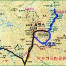 덕유산 개념도및 gpx 이미지