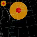 제21호 태풍 란(LAN) 예상진로도 (10/23 10:00 발표) 이미지