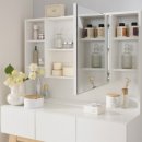 다용도 원목 미니스툴 목공예 | 가성비 좋은 화장대 추천 BEST 5 가성비와 실용성 최우선