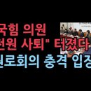 자유대한원로회의 충격 성명서 &#34;국힘 의원 전원 사퇴하라&#34; ﻿성창경TV 이미지