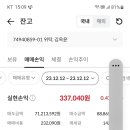 수익337.040원 = 12월12 화요일 성안,신라젠,등등 이미지