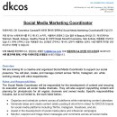 [DK Cosmetics Canada] Social Media Marketing Coordinator (Full Time) 이미지