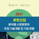 ＜시장분석＞ 2021 로봇산업 분야별 시장동향과 유망기술개발 및 기업현황 이미지