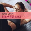 똥배를 없애자! 하복부 운동 BEST 이미지