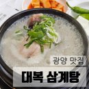 대복삼계탕 | [광양 맛집] 중마동 보양식 삼계탕 맛집 / 대복 삼계탕
